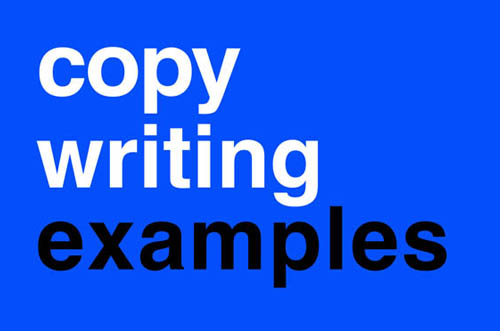 The truth behind copy writing examples - James E Larkin